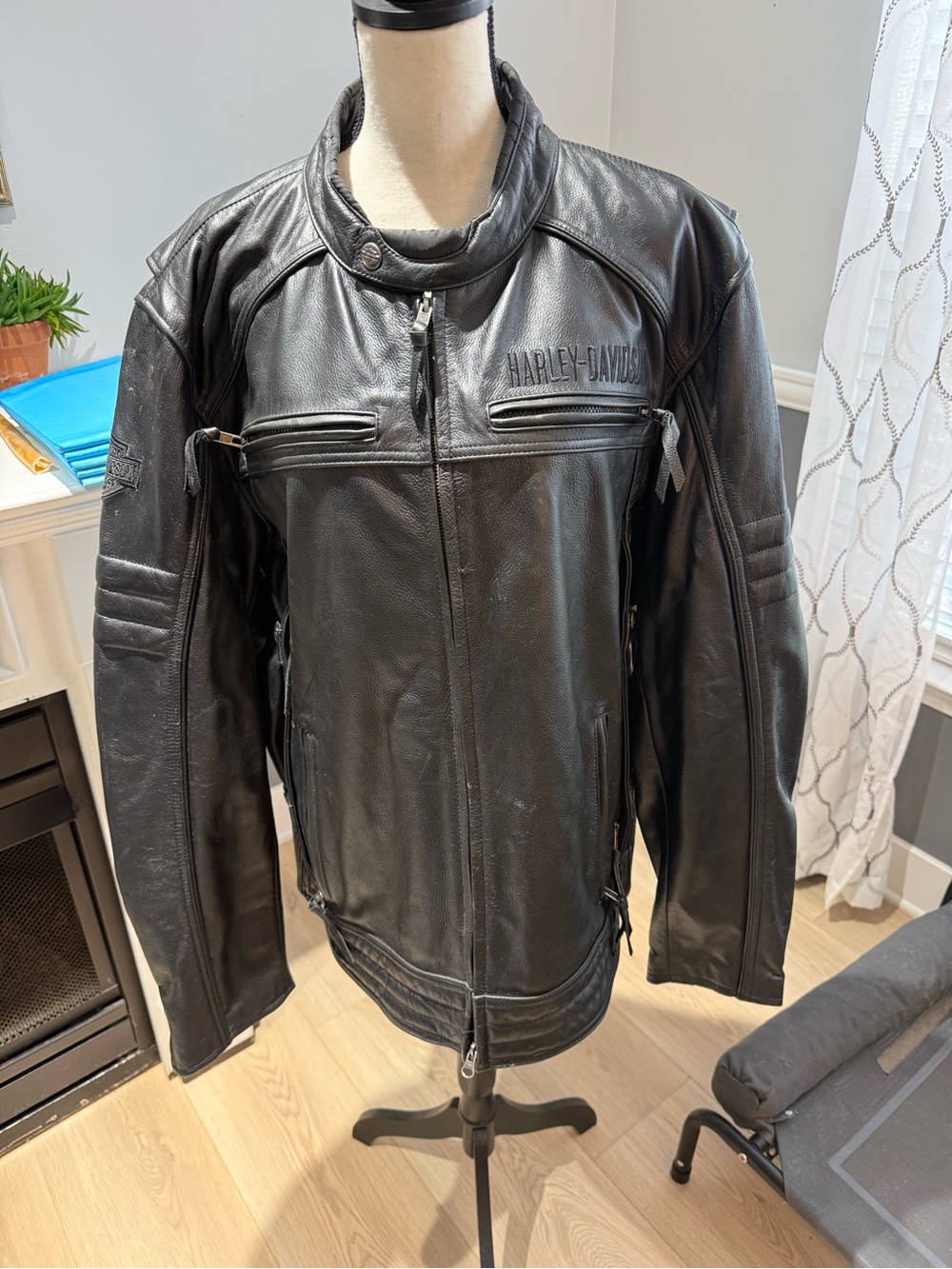 Harley-Davidson Men's Beginnings Leather Jacket (98067-14VM) cowhide leather 2XL